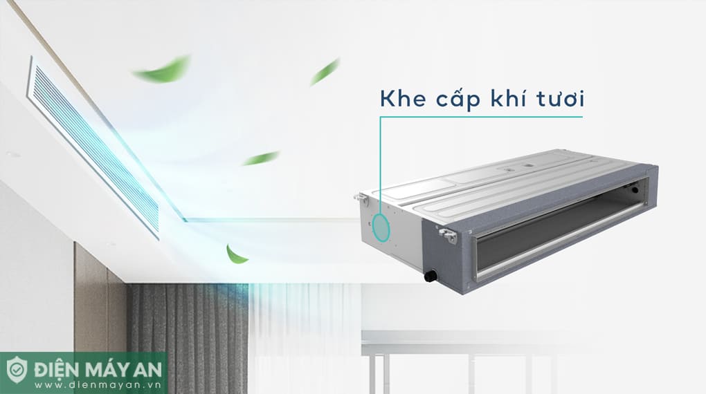 Điều hòa âm trần nối ống gió Casper Inverter 24000 BTU 1 chiều DC-24IS35